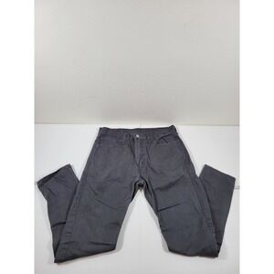 Levi's 513 Slim Straight Jeans Mens 32x30 Gray Excellent Denim Pants 08513-0947